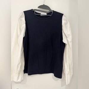 Oak + Fort Puff Sleeve Top